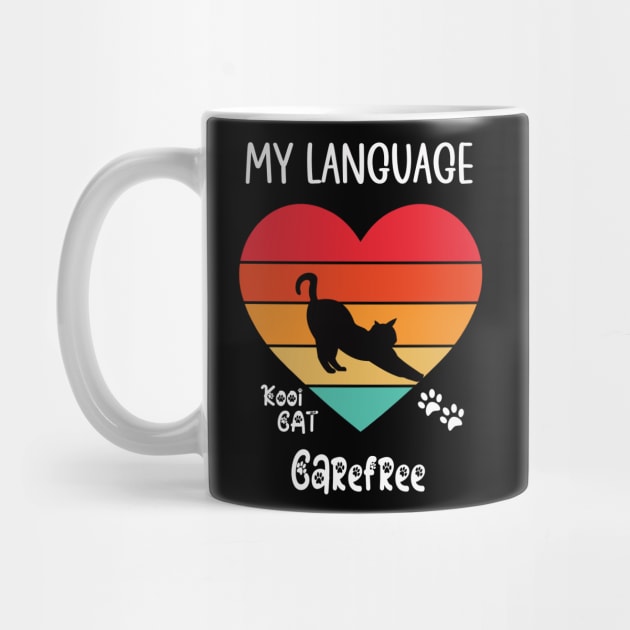 My Language Carefree Cat by kooicat